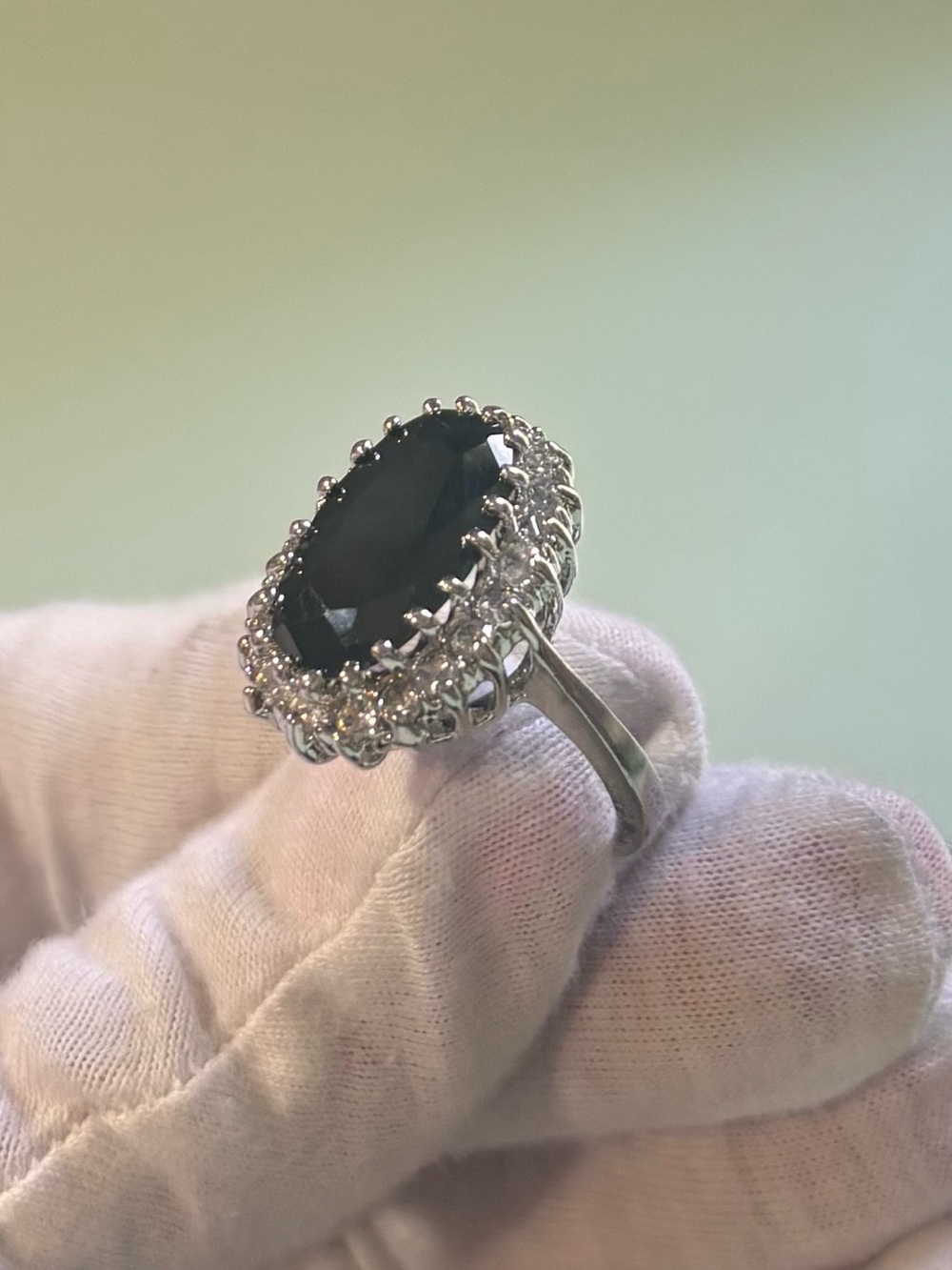 Princess Di inspired cocktail ring